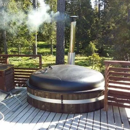 Hietavilla Borealis - Hot Tube - Sauna - Ac - Fireplace - 11kw Ev-refuel - Landscape View - Silence - Free Wifi