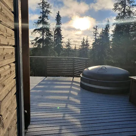 Hietavilla Borealis - Hot Tube - Sauna - Fireplace - 11kw Ev-refuel - Landscape View - Silence - Free Wifi Ruka