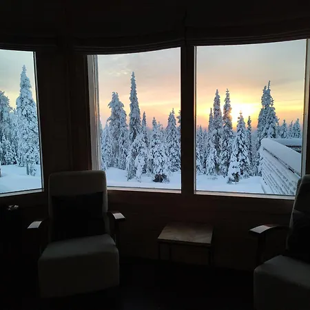 Hietavilla Borealis - Hot Tube - Sauna - Fireplace - 11kw Ev-refuel - Landscape View - Silence - Free Wifi 度假居 *