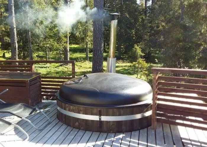 Hietavilla Borealis - Hot Tube - Sauna - Fireplace - 11kw Ev-refuel - Landscape View - Silence - Free Wifi