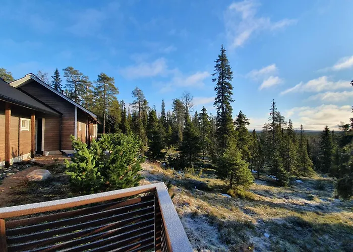 Hietavilla Borealis - Hot Tube - Sauna - Fireplace - 11kw Ev-refuel - Landscape View - Silence - Free Wifi 度假居