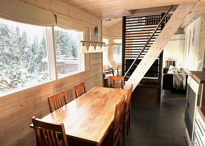 Hietavilla Borealis - Hot Tube - Sauna - Fireplace - 11kw Ev-refuel - Landscape View - Silence - Free Wifi