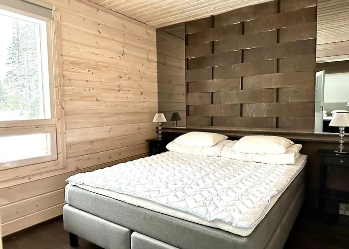 度假居 Hietavilla Borealis - Hot Tube - Sauna - Fireplace - 11kw Ev-refuel - Landscape View - Silence - Free Wifi *