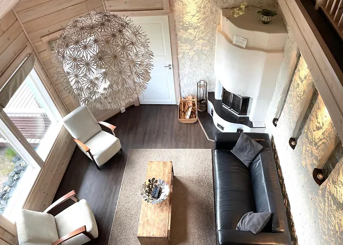 Hietavilla Borealis - Hot Tube - Sauna - Fireplace - 11kw Ev-refuel - Landscape View - Silence - Free Wifi