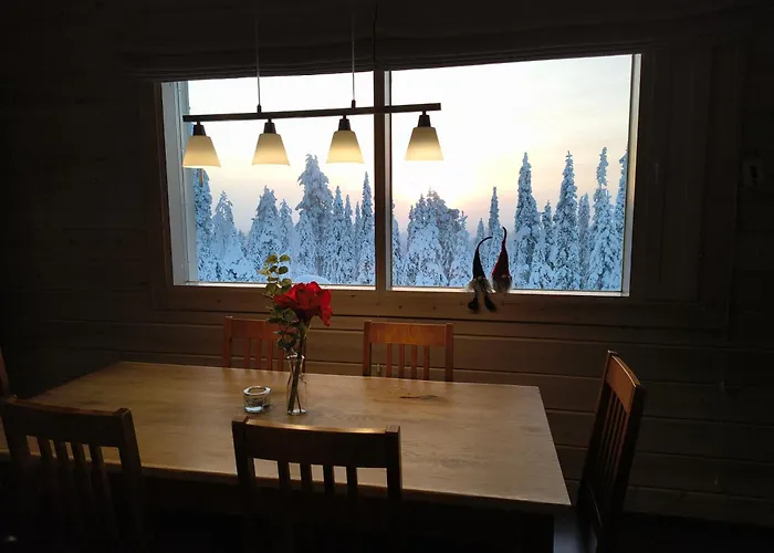 펜션 Hietavilla Borealis - Hot Tube - Sauna - Fireplace - 11kw Ev-refuel - Landscape View - Silence - Free Wifi