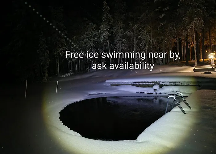 펜션 Hietavilla Borealis - Hot Tube - Sauna - Fireplace - 11kw Ev-refuel - Landscape View - Silence - Free Wifi